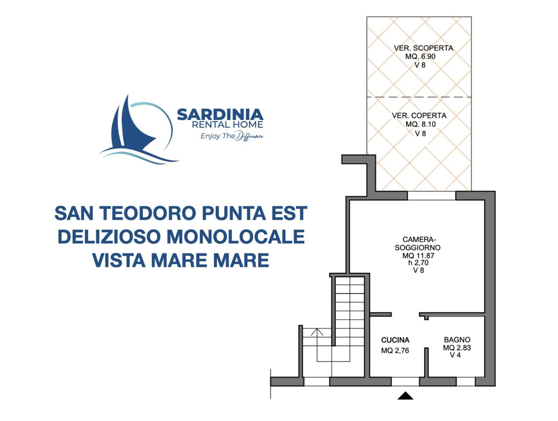 San Teodoro Punta Est Delizioso Monolocale Vista Mare Appartement Buitenkant foto
